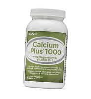 Кальций Магний Витамин Д3, Calcium Plus 1000, GNC
