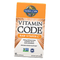 Сырой Витамин С, Vitamin Code Raw Vitamin C, Garden of Life