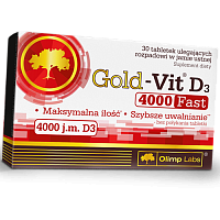 Витамин Д3, Gold Vit D3 Fast 4000, Olimp Nutrition