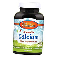 Жевательный Кальций для детей, Kid's Calcium, Carlson Labs