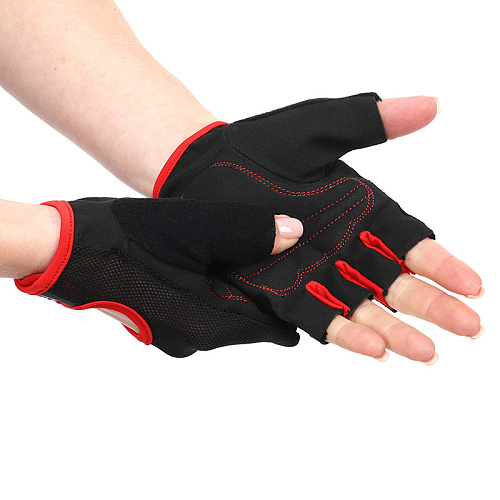 Перчатки для фитнеса MAR-0025 (S Черно-красный)
