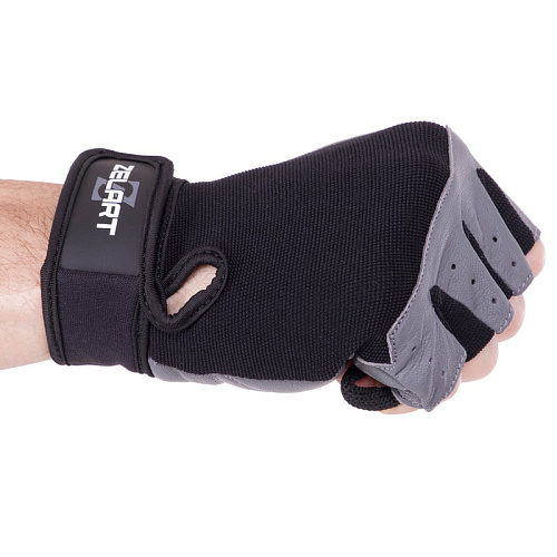 Перчатки для фитнеса SB-161589 (S Черно-серый)