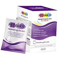 Комплекс для восстановления микрофлоры кишечника для детей, Probiotics-10M, Pediakid