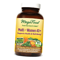 Мультивитамины для женщин 40+, Multi for Women 40 plus, Mega Food