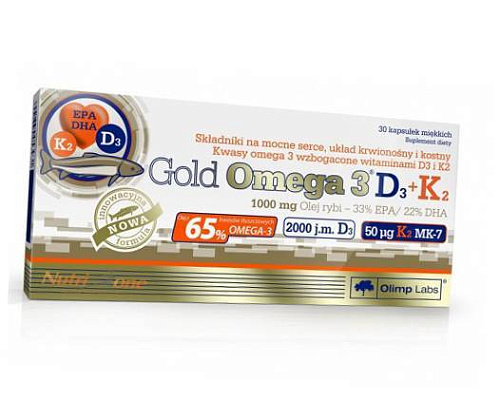 Gold Omega-3 D3+K2 купить