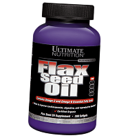 Органическое Льняное масло, Flax Seed Oil, Ultimate Nutrition