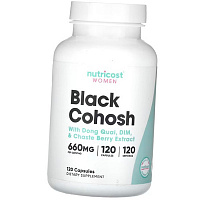 Экстракт корня клопогона, Women Black Cohosh 660, Nutricost