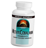 Витамин В12, Метилкобаламин, MethylCobalamin B-12, Source Naturals