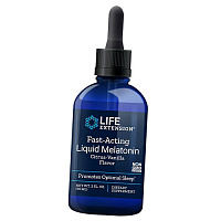 Жидкий мелатонин быстрого действия, Fast-Acting Liquid Melatonin, Life Extension