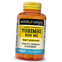 Йохимбе таблетки, Super Strength Yohimbe 800, Mason Natural