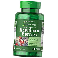 Ягоды Боярышника, Hawthorn Berries 565, Puritan's Pride