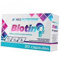 Биотин в капсулах, Biotin 5000, All Nutrition