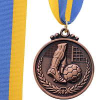 Медаль спортивная с лентой Футбол C-7025