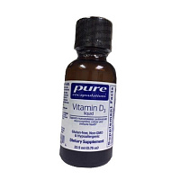 Витамин Д жидкий, Vitamin D3 liquid, Pure Encapsulations
