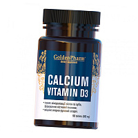Карбонат Кальция с Витамином Д3, Calcium Vitamin D3, Golden Pharm