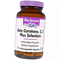 Бета-Каротин, Витамины С и Е + Селен, Beta Carotene, C, E Plus Selenium, Bluebonnet Nutrition