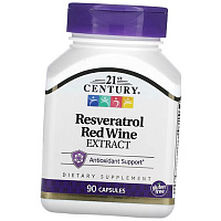 Ресвератрол, Resveratrol Red Wine Extract, 21st Century 