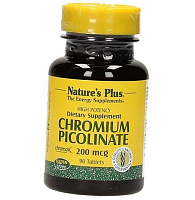 Пиколинат Хрома, Chromium Picolinate, Nature's Plus