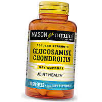 Глюкозамин Хондроитин Комплекс, Glucosamine Chondroitin Regular Strength, Mason Natural
