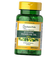 Масло Примулы Вечерней, Evening Primrose Oil with GLA 500, Puritan's Pride