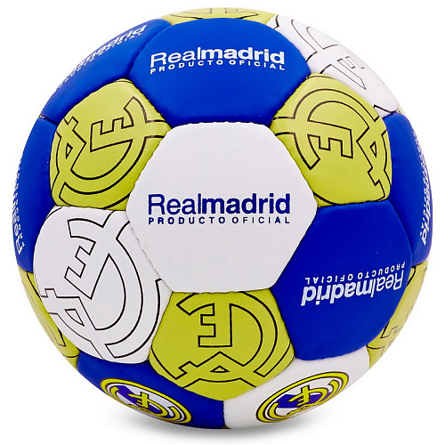 Мяч футбольный Real Madrid FB-0047-107 (№5 Бело-сине-желтый)