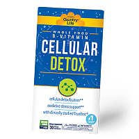 Витамины группы В для клеточной детоксикации, Whole Food B-Vitamin Cellular Detox, Country Life