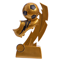 Статуэтка наградная спортивная Футбол Бутса с мячом C-1720-A