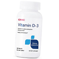 Витамин Д3, Холекальциферол, Vitamin D-3 2000, GNC
