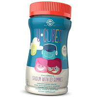 Кальций с Витамино Д3 для детей, U-Cubes Children's Calcium with D3, Solgar
