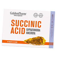 Янтарная кислота, Succinic Acid, Golden Pharm