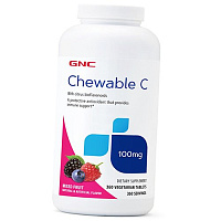 Жевательный Витамин С, Chewable C 100, GNC