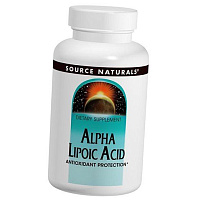 Альфа Липоевая кислота в таблетках, Alpha Lipoic Acid, Source Naturals 