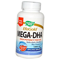 Рыбий жир с Витамином Е, EfaGold Mega-DHA, Nature's Way