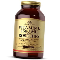 Витамин С с Шиповником, Vitamin C 1500 with Rose Hips, Solgar