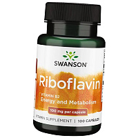 Рибофлавин, Riboflavin Vitamin B2 100, Swanson