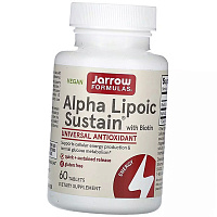 Альфа-липоевая кислота с биотином, Alpha Lipoic Sustain with Biotin, Jarrow Formulas 