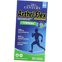 Комплексный хондропротектор, Arthri-Flex Advantage + Turmeric, 21st Century
