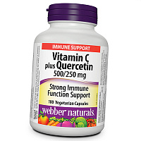 Витамин С плюс Кверцетин, Vitamin C Plus Quercetin, Webber Naturals