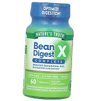 Ферменты против газов и вздутия живота, Bean Digest X Complete, Nature's Truth