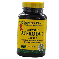 Ацерола-С, Витамин С, Acerola-C 250, Nature's Plus