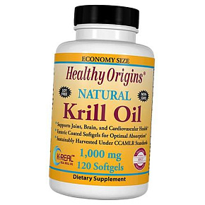 Масло криля, Krill Oil 1000, Healthy Origins