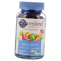 Органические Мультивитамины для мужчин, Mykind Organics Men's Multi Gummies, Garden of Life