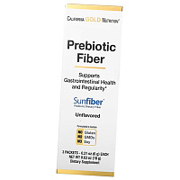 Пребиотическая клетчатка плюс куркума имбирь и босвелия, Prebiotic Fiber, California Gold Nutrition