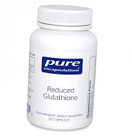 Глутатион для печени, Reduced Glutathione, Pure Encapsulations 