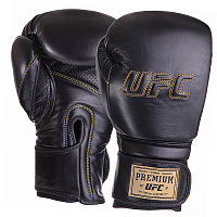 Перчатки боксерские кожаные Pro Prem Hook & Loop UHK-75049