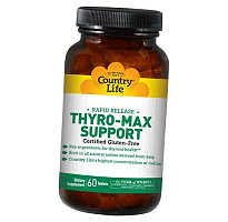 Поддержка щитовидной железы, Thyro-Max Support, Country Life