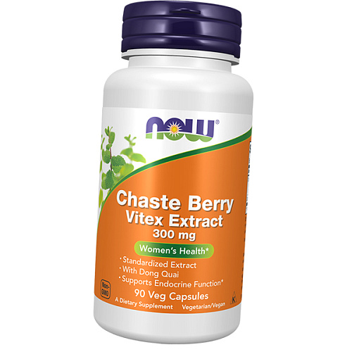 Купити Екстракт Вітексу Священного, Chaste Berry Vitex Extract 300, Now Foods