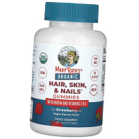 Органические витамины для волос кожи и ногтей, Organic Hair Skin and Nails Gummies, MaryRuth's