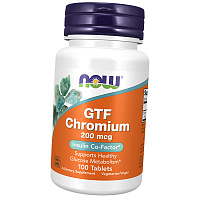 Хром GTF, GTF Chromium 200, Now Foods