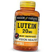 Лютеин для глаз, Lutein 20, Mason Natural